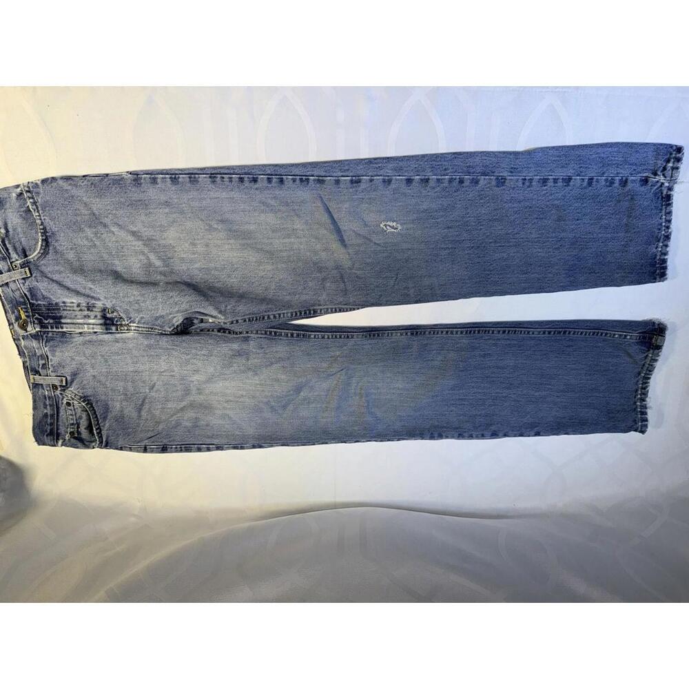 Tommy Hilfiger Jeans Mens 30x32 Classic Fit Straight Leg distressed Blue Denim